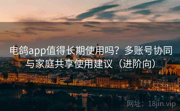 电鸽app值得长期使用吗？多账号协同与家庭共享使用建议（进阶向）