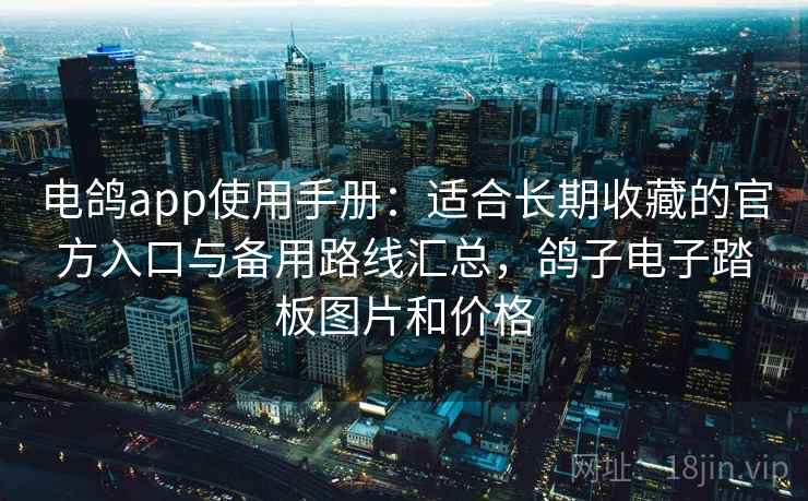 电鸽app使用手册：适合长期收藏的官方入口与备用路线汇总，鸽子电子踏板图片和价格