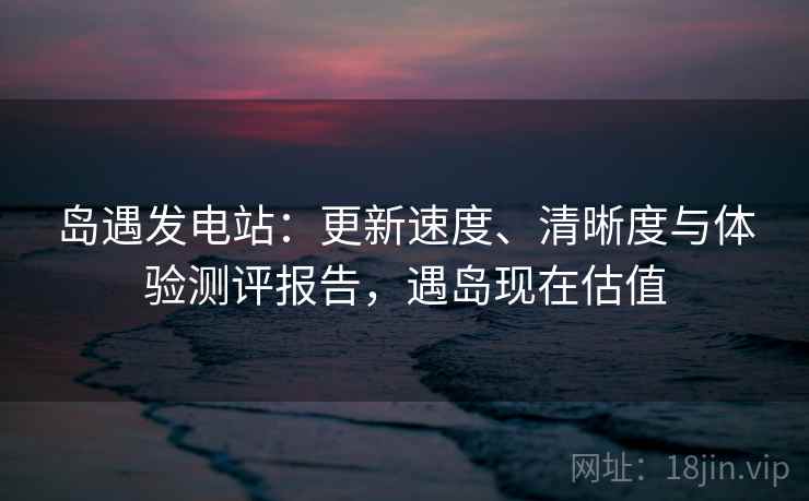 岛遇发电站：更新速度、清晰度与体验测评报告，遇岛现在估值