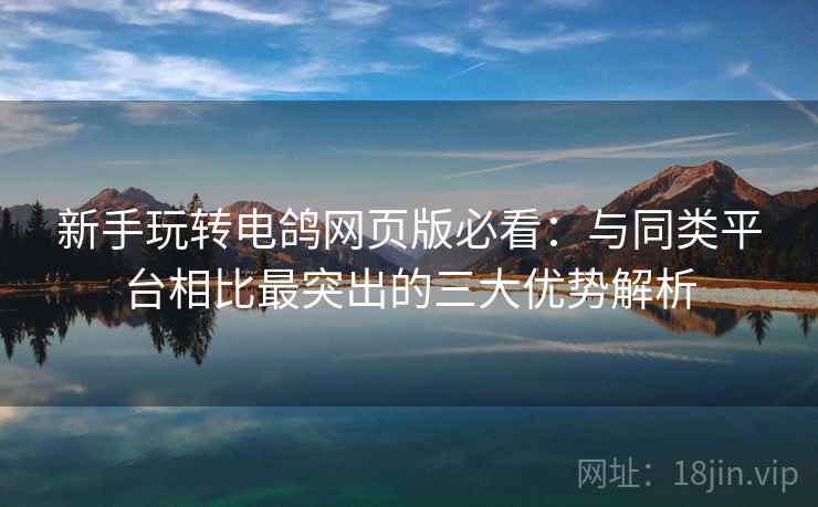 新手玩转电鸽网页版必看:与同类平台相比最突出的三大优势解析 新手玩转电鸽网页版必看:与同类平台相比最突出的三大优势解析