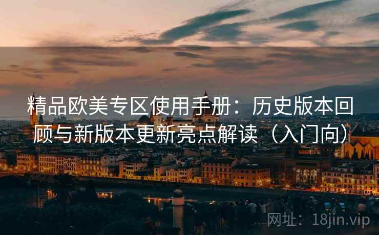精品欧美专区使用手册：历史版本回顾与新版本更新亮点解读（入门向）