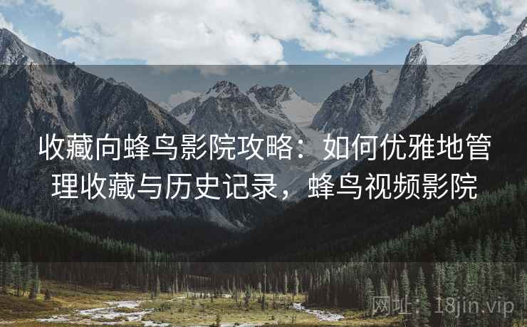 收藏向蜂鸟影院攻略：如何优雅地管理收藏与历史记录，蜂鸟视频影院